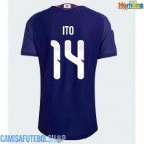 Camisa de time de futebol Japão Junya Ito #14 Replicas 1º Equipamento Mundo 2026 Manga Curta